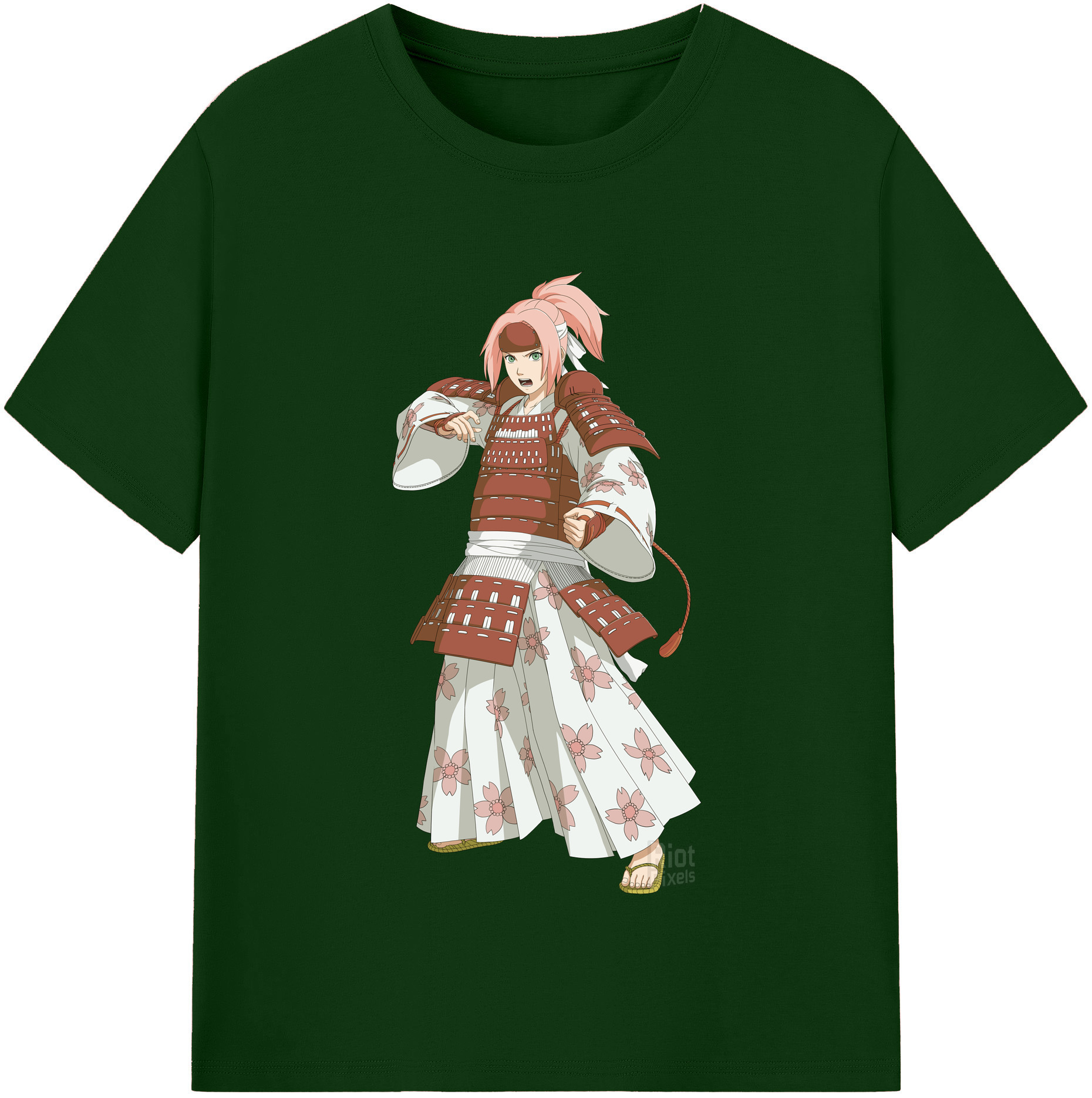 （画像用） NARUTO -ナルト- 春野サクラ Haruno Sakura 綿100％半袖Tシャツ（フロントプリント）